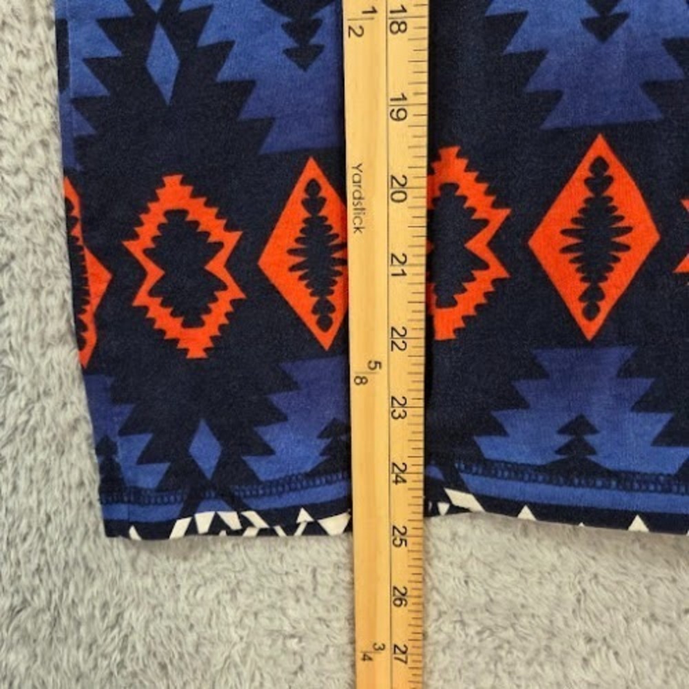 LRL Lauren Ralph Lauren Active Southwestern‎ Print Long Sleeve Top 1X Cotton - Picture 6 of 9